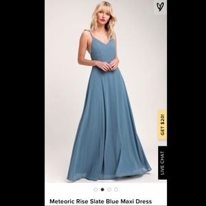 Blue/Gray Lulu’s Bridesmaids Dress